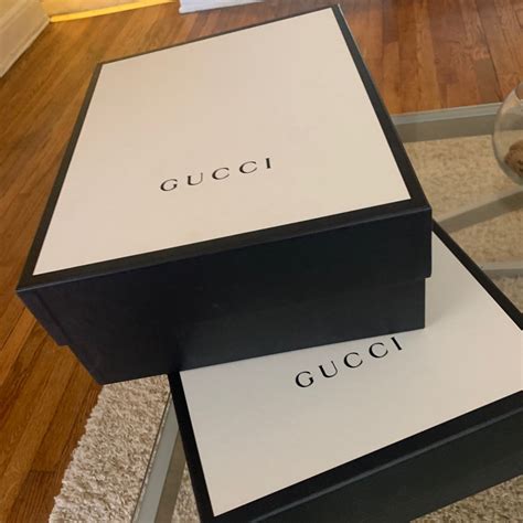 gucci blue box|gucci shoe box for sale.